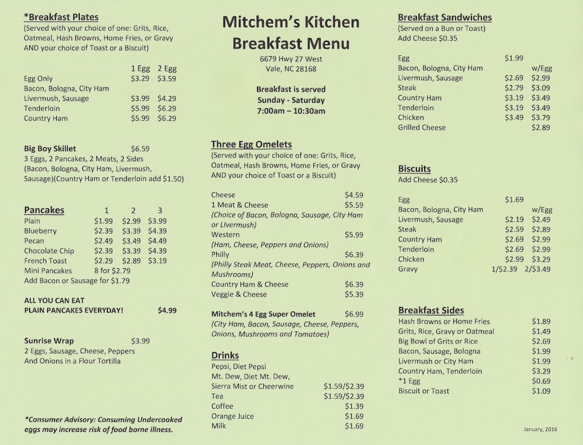 Mitchem's Kitchen Menu - Image 4