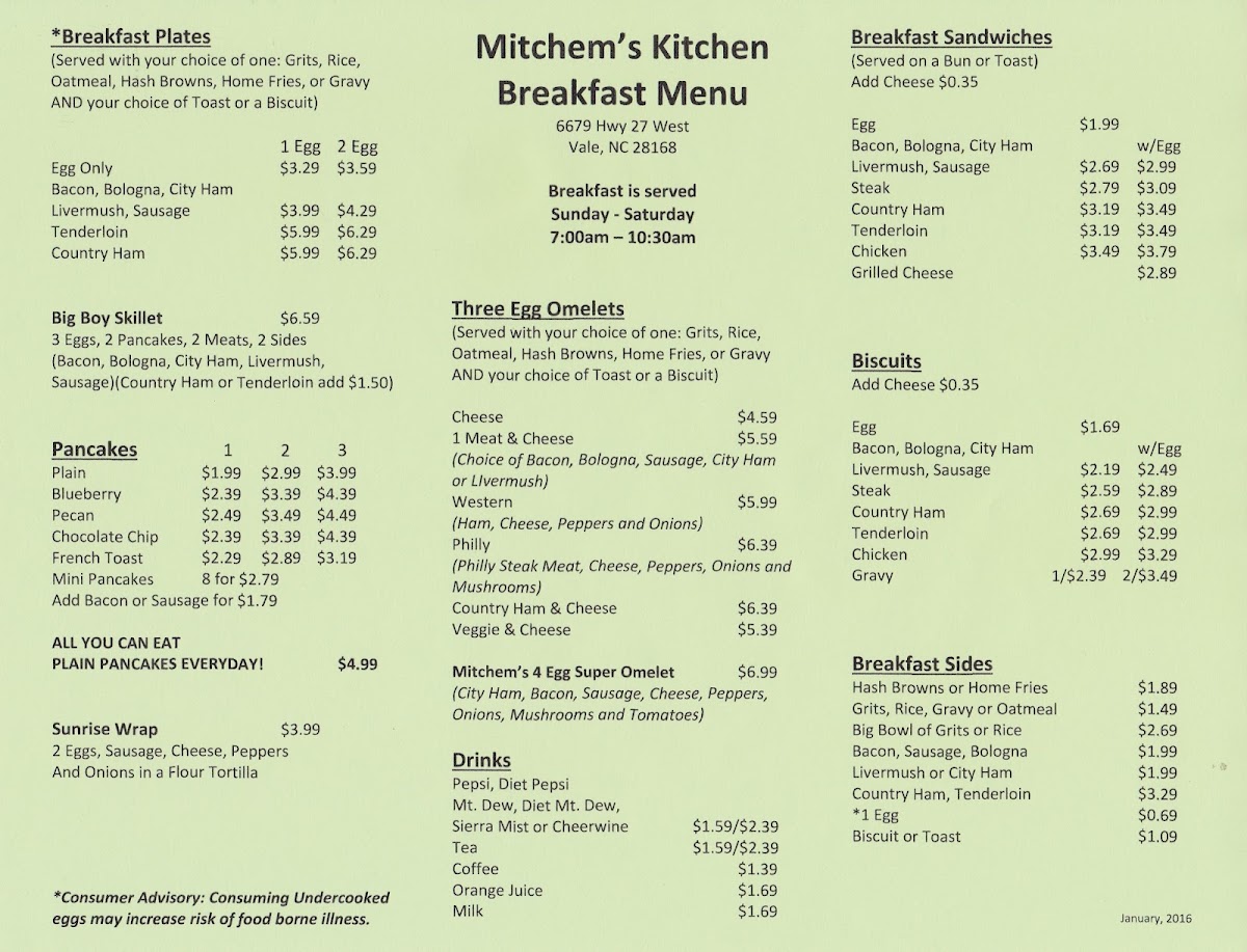 Mitchem's Kitchen Menu - Image 5